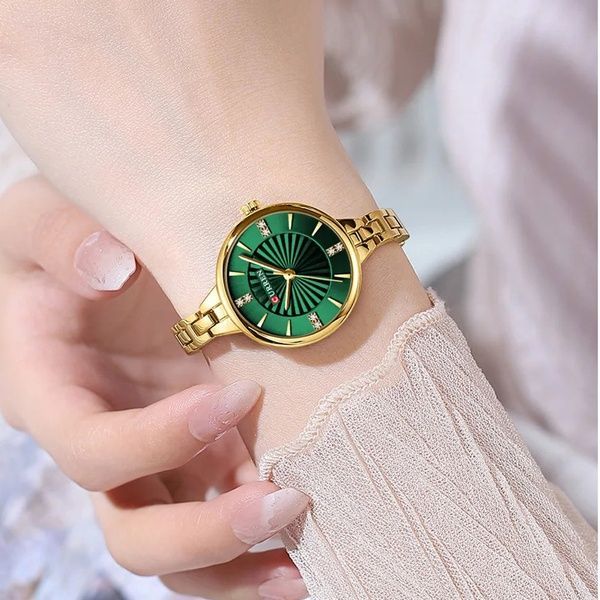 Curren 9097L Gold-Green 1008-0481 фото