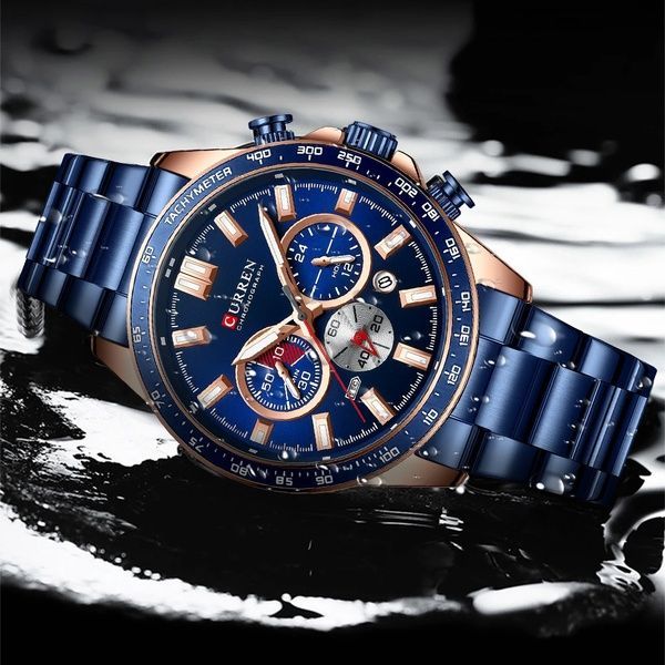 Curren 8418 Blue-Gold 1008-0329 фото