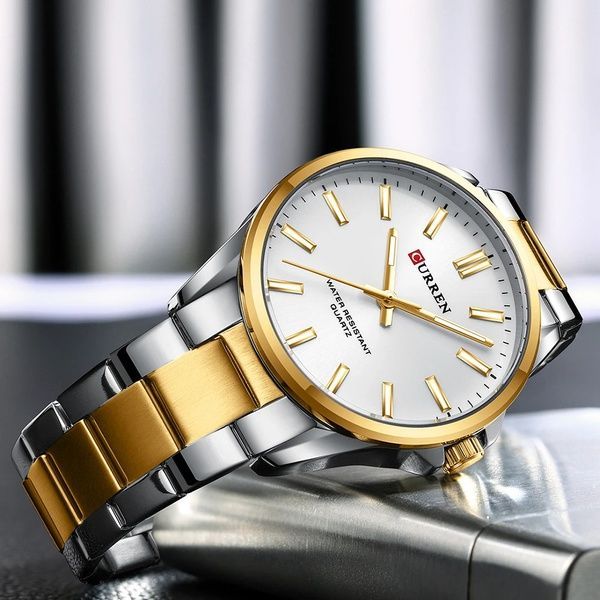 Curren 9090 Silver-Gold-Silver 1008-0374 фото