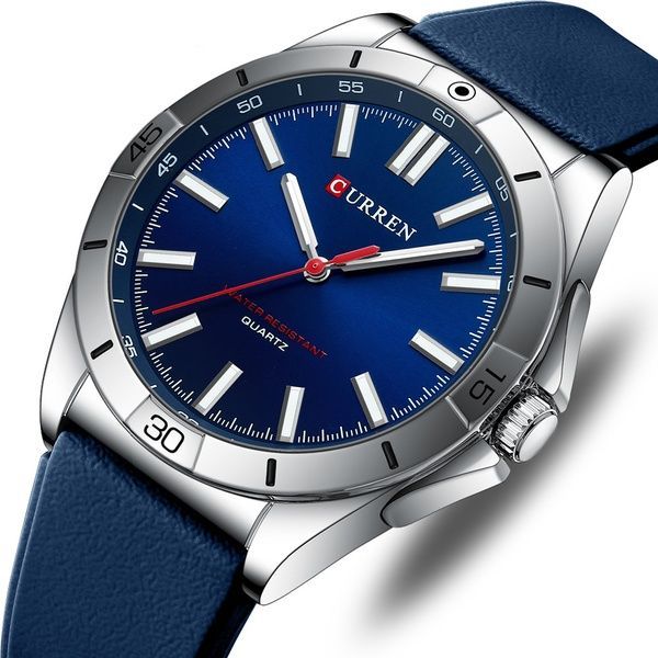 Curren 8449 Silver-Blue 1008-0421 фото