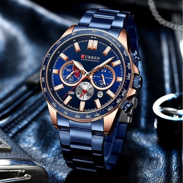 Curren 8418 Blue-Gold 1008-0329 фото