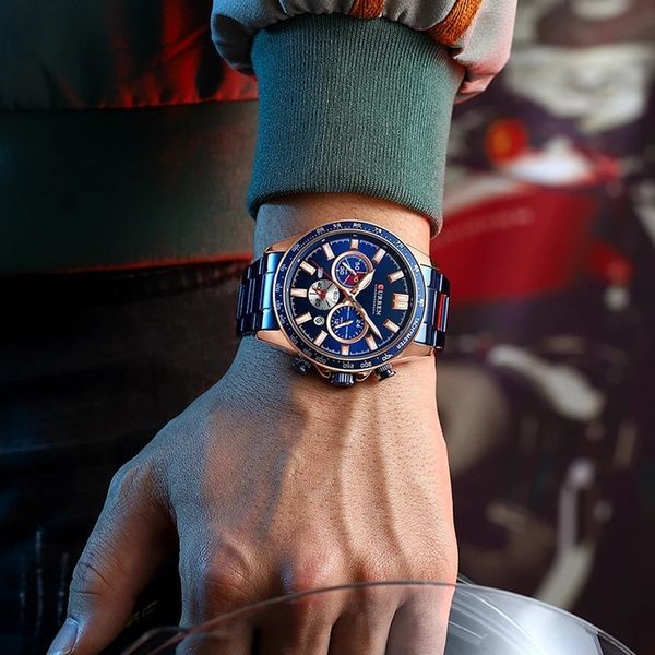 Curren 8418 Blue-Gold 1008-0329 фото