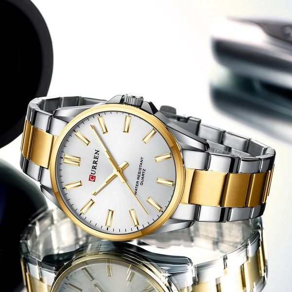 Curren 9090 Silver-Gold-Silver 1008-0374 фото