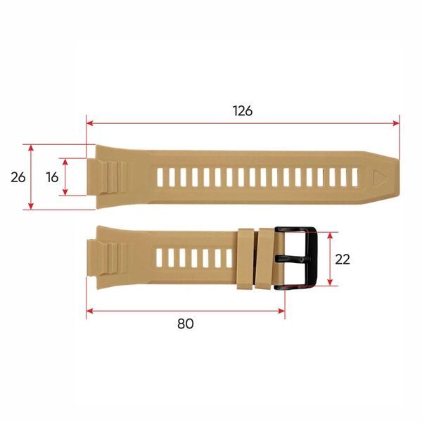 Ремінець для смарт годинника Modfit Armor Khaki 1051-0703 фото