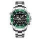 Skmei 1850SIGN Silver-Green SALE 1080-1376 фото 1
