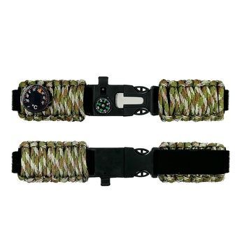 Ремінець паракордовий багатофункціональний Camo Green 1051-0598 фото