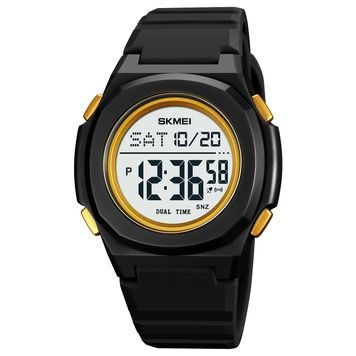 Skmei 2023BKGD-WT Black-Gold White 1080-1835 фото