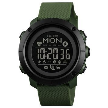 Skmei 1512AG Army Green Smart Watch + Compass 1080-0844 фото