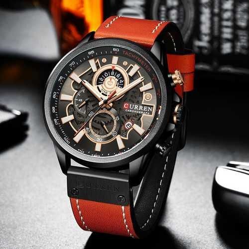 Curren 8380 Black-Brown 1008-0225 фото