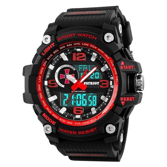 Patriot 012BKRDSU ЗСУ Чорні з червоним + Коробка 1201-0150 фото
