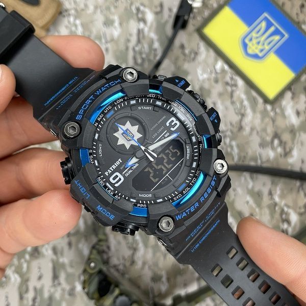 Patriot 001BUPO Поліція Чорні з синім + Коробка 1201-0031 фото
