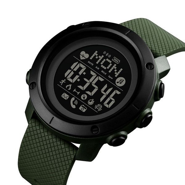 Skmei 1512AG Army Green Smart Watch + Compass 1080-0844 фото