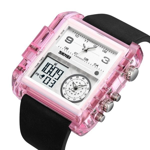Skmei 2020PK Pink-Transparent SALE 1080-1830 фото