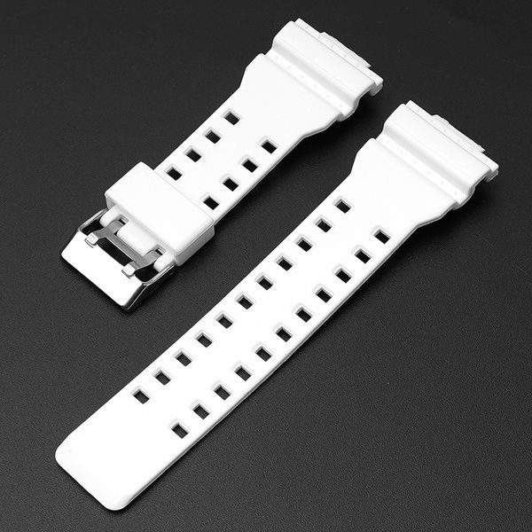 Ремінець для Casio G-Shock GA-100/110 White-Glossy SI 1051-1067 фото