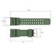 Ремінець для годинника Skmei 1283/1277/1384AG Army Green 1051-0528 фото 3
