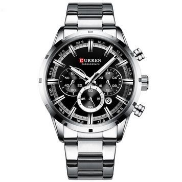Curren 8355 Silver-Black 1008-0172 фото