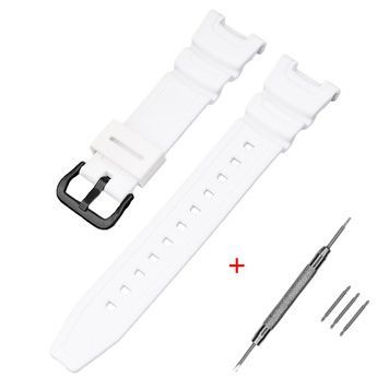 Ремінець для Casio SGW-100 White BK 1051-1062 фото