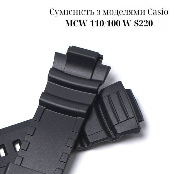 Ремінець для Casio AE-2100 Blue BK 1051-1201 фото
