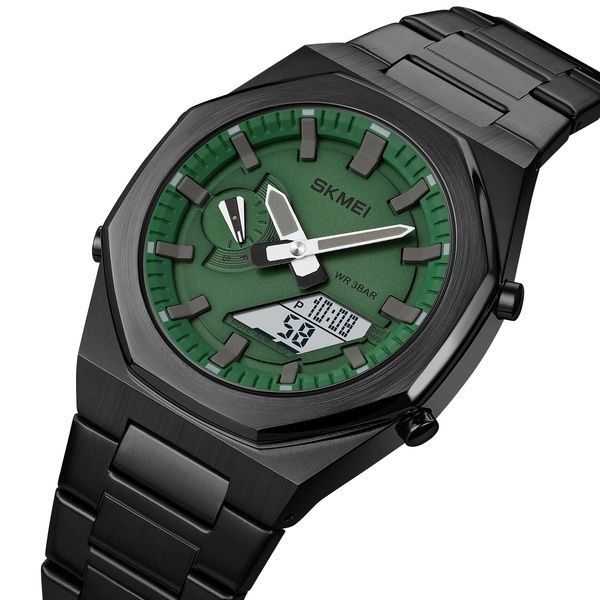 Skmei 1816BKGNWT Black-Green-White 1080-1869 фото