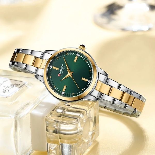 Curren 9094 Silver-Gold-Green 1008-0485 фото