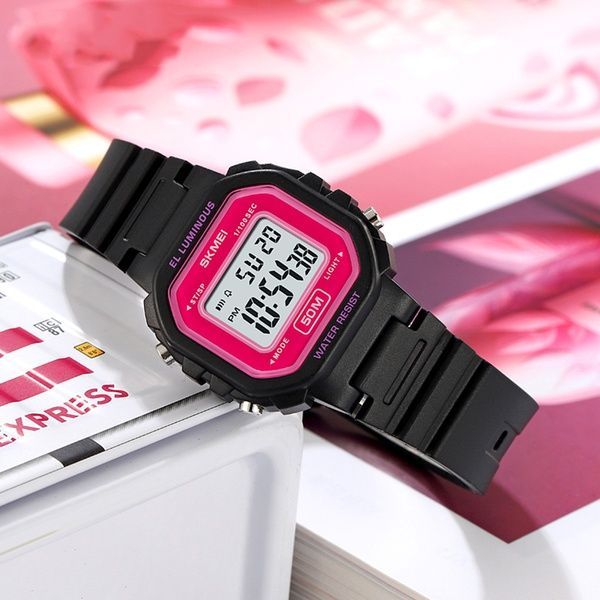 Skmei 2326BKRD Black-Rose Red 1080-2584 фото