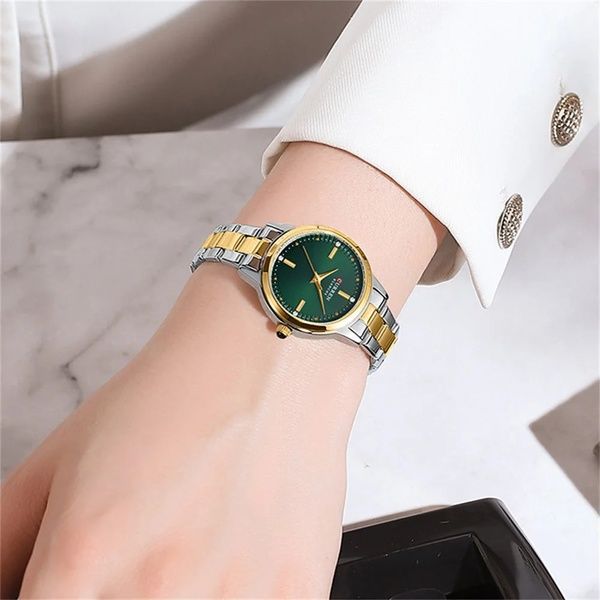 Curren 9094 Silver-Gold-Green 1008-0485 фото