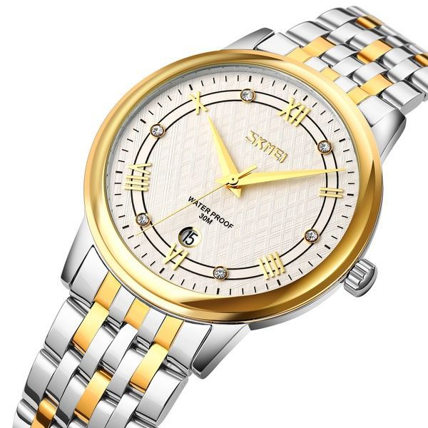 Skmei 9272TGDSI-B Gold/Silver-Silver Men 1080-2443 фото