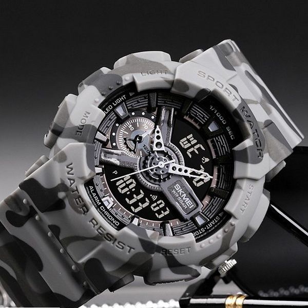 Skmei 1688CMGY Camo Gray. 1080-0739 фото