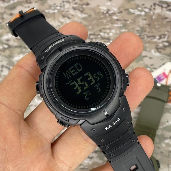Skmei 1231BK All Black Smart Watch + Compass 1080-0819 фото