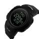 Skmei 1231BK All Black Smart Watch + Compass 1080-0819 фото 2