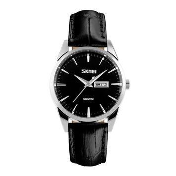 Skmei 9073SIBK-S Silver-Black lady 1080-1603 фото