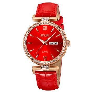 Skmei 2090RGRD Rose Gold-Red 1080-2184 фото