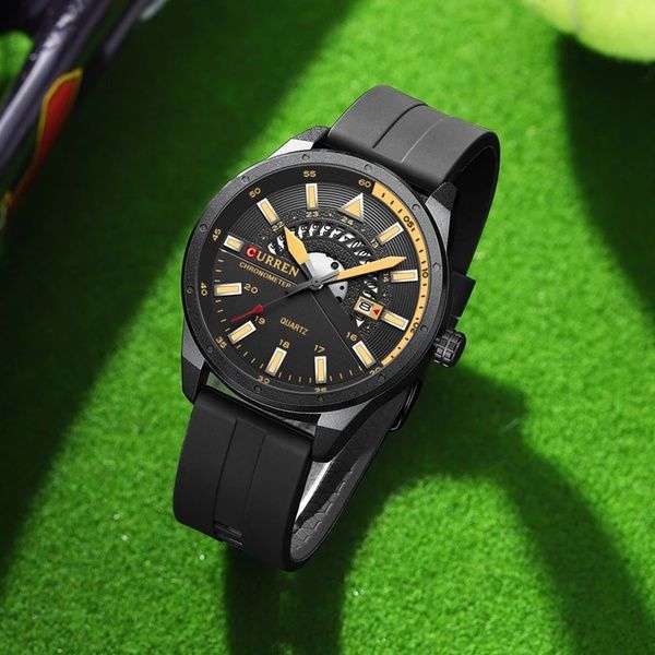 Curren 8421 Black-Yellow 1008-0332 фото