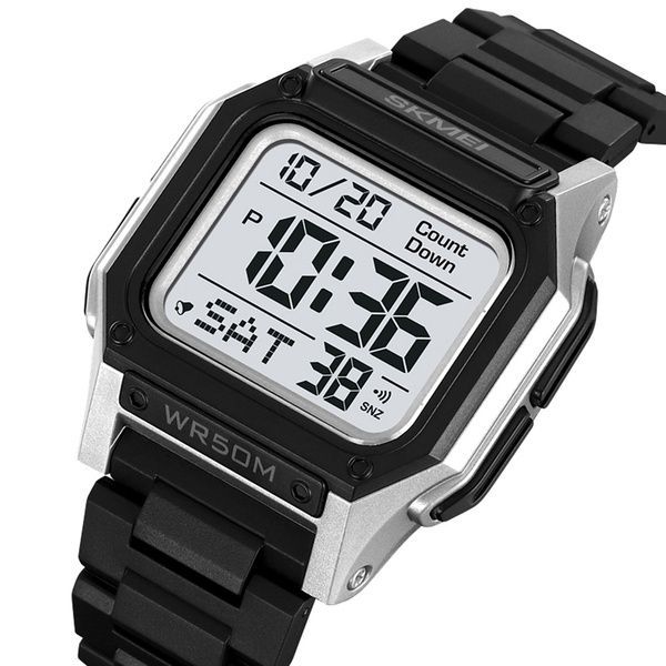 Skmei 2264BKSIWT Black-Silver-White 1080-2542 фото