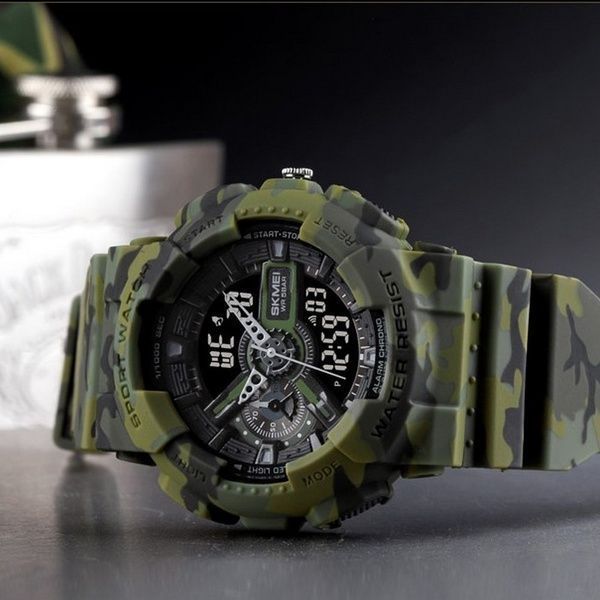Skmei 1688 Green-Black Military 1080-0740 фото