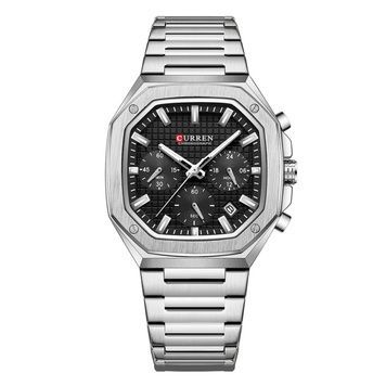 Curren 8459 Silver-Black 1008-0474 фото