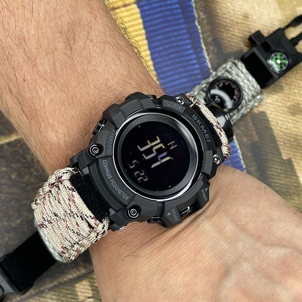 Skmei 1356DCPK Desert Camo Tactic Compass 1080-2089 фото