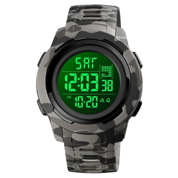 Skmei 1731CMGYBK Camo gray Black STOPPED 1080-0883 фото