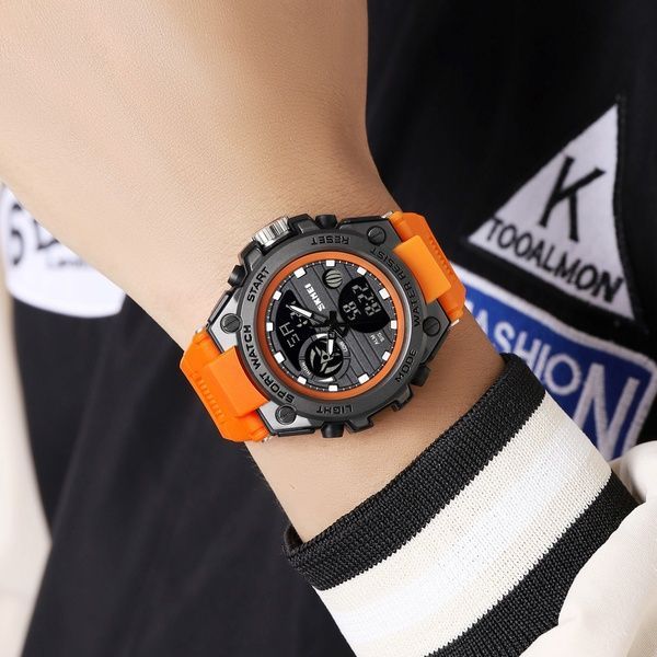 Skmei 2360BKOG Black-Orange 1080-2813 фото