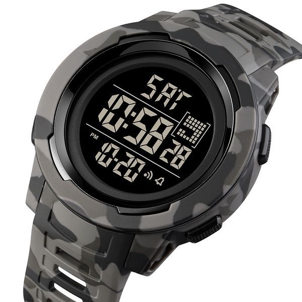 Skmei 1731CMGYBK Camo gray Black STOPPED 1080-0883 фото