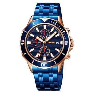 Skmei 9335RGBU Rose Gold-Blue 1080-2473 фото