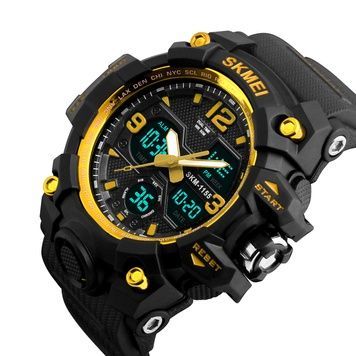 Skmei 1155 Black-Gold 1080-0742 фото