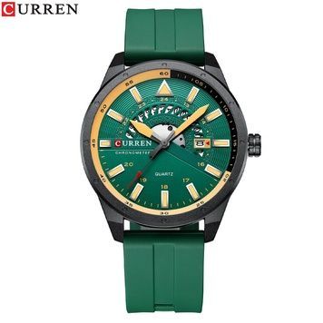 Curren 8421 Green-Black-Yellow 1008-0334 фото