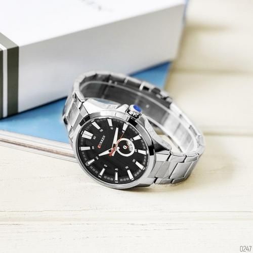 Curren 8372 Silver-Black 1008-0247 фото