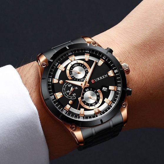 Curren 8360 Black-Gold 1008-0177 фото