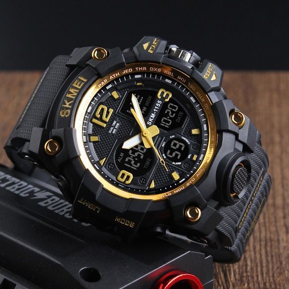 Skmei 1155 Black-Gold 1080-0742 фото