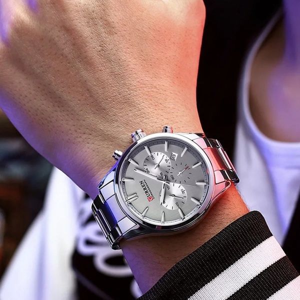 Curren 8446 All Silver 1008-0429 фото