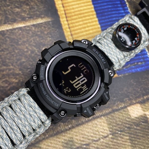 Skmei 1356ACUPK ACU Tactic Compass 1080-2088 фото