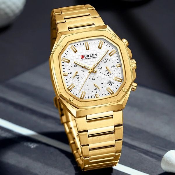 Curren 8459 Gold-White 1008-0476 фото