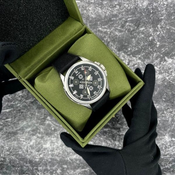 Awarder Embroidery Silver-Army Green Black Battery 10ATM 1202-0005 фото